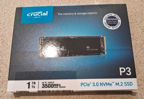 NEW SEALED Crucial P3 1 TB Solid State Drive CT1000P3SSD8 PCIe 4 M2 SSD