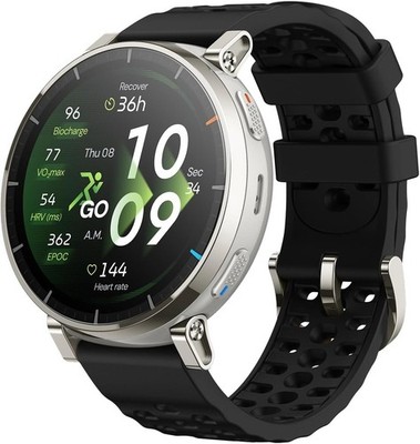 Amazfit Active 3 Premium GPS Running Smart Watch, 1.32'' AMOLED Sapphire Display
