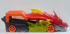 Hot Wheels City Dragon Launch Transporter Toy Car Track Set Storage Carrier