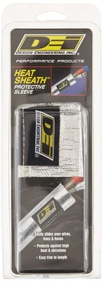 Design Engineering 010419 Heat Sheath 1'' I.D. x 3ft Aluminized Sleeving for Ulti