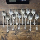Gorham Sterling Silver Spoons Set Of 12 Spoons 320 Grams Total Weight.