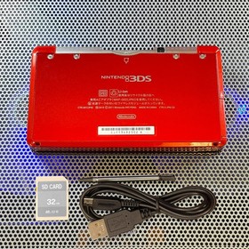 Nintendo 3DS Console Region Free Very Good Cond 32GB SD USB Cable Stylus Tested