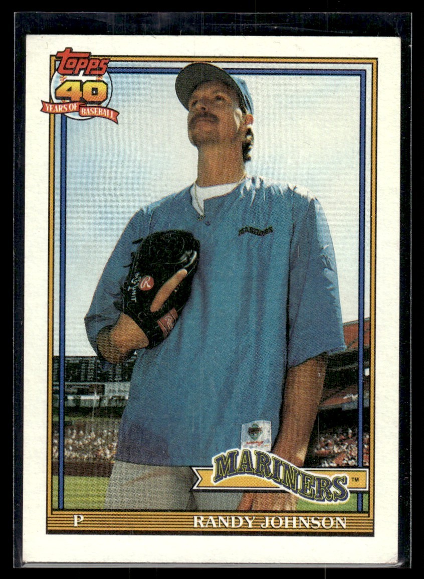 1991 Topps Randy Johnson Seattle Mariners #225