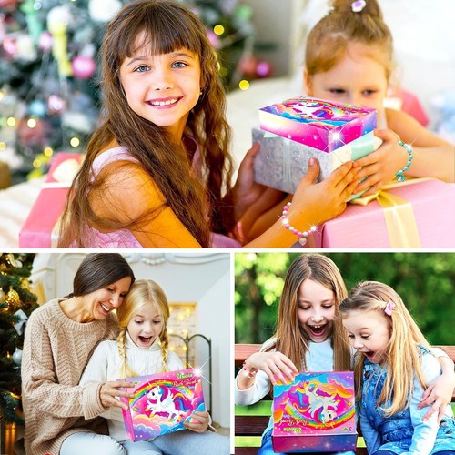 Einhorn Badebomben für Mädchen Kinder mit Spielzeug - Bild 4 von 5