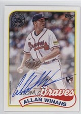 2024 Topps Series 2 1989 Topps Baseball Auto Allan Winans #89BA2-AW Auto 11oh