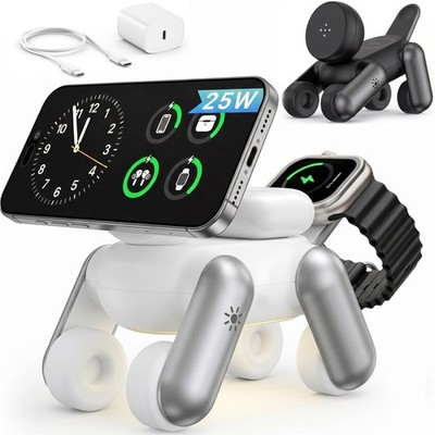 25W Ladestation 3 in 1 MagSafe Ladegerät iPhone Watch AirPods wireless charger