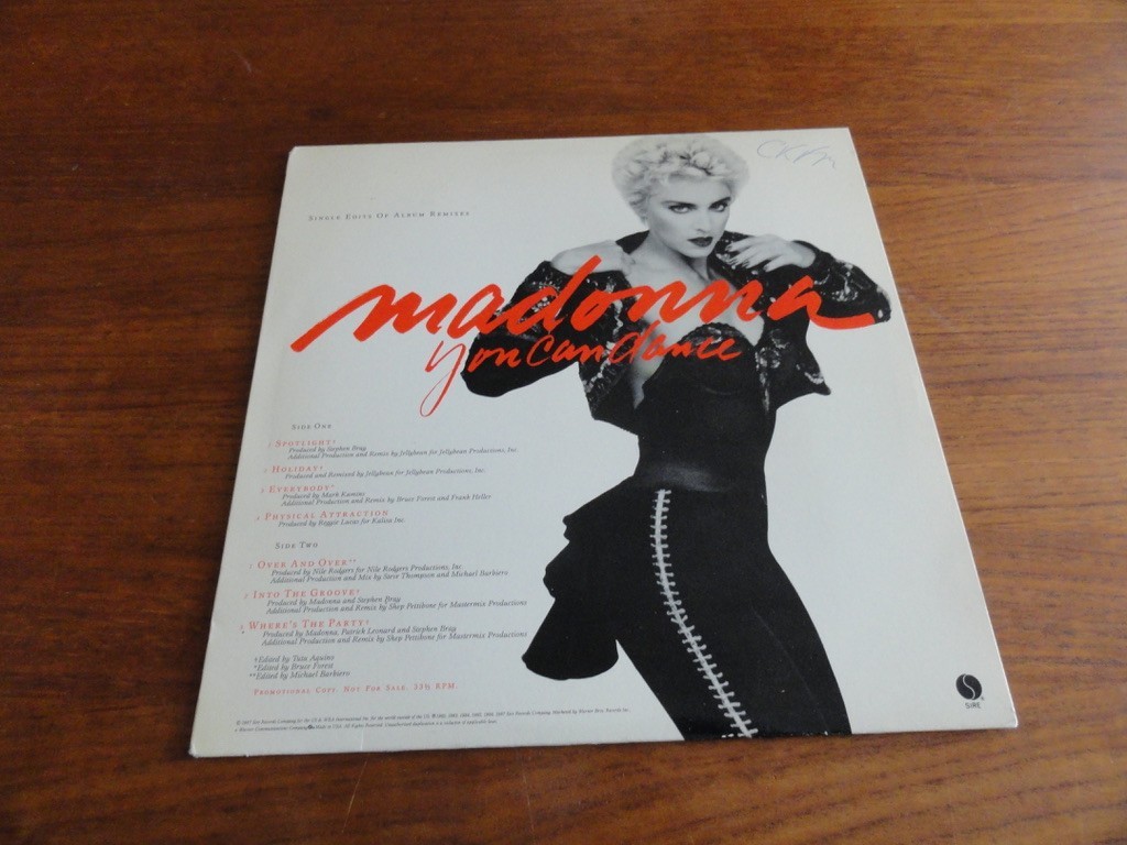 MADONNA You Can Dance U.S. PROMO 7 TRACK SAMPLER LP SIRE 1987 EDITS & REMIXES NM