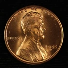 Lincoln Wheat Cent. 1945 D. Red. Lot # 9061-366-40
