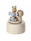 Mousehouse Safari Animal Music Box for Baby Shower or Christening Present