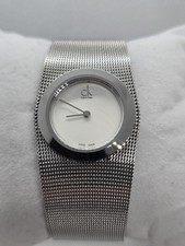 Orologio Calvin Klein Impulsivo Tono Argento con Quadrante Bianco Svizzero K3T231 MAI INDOSSATO