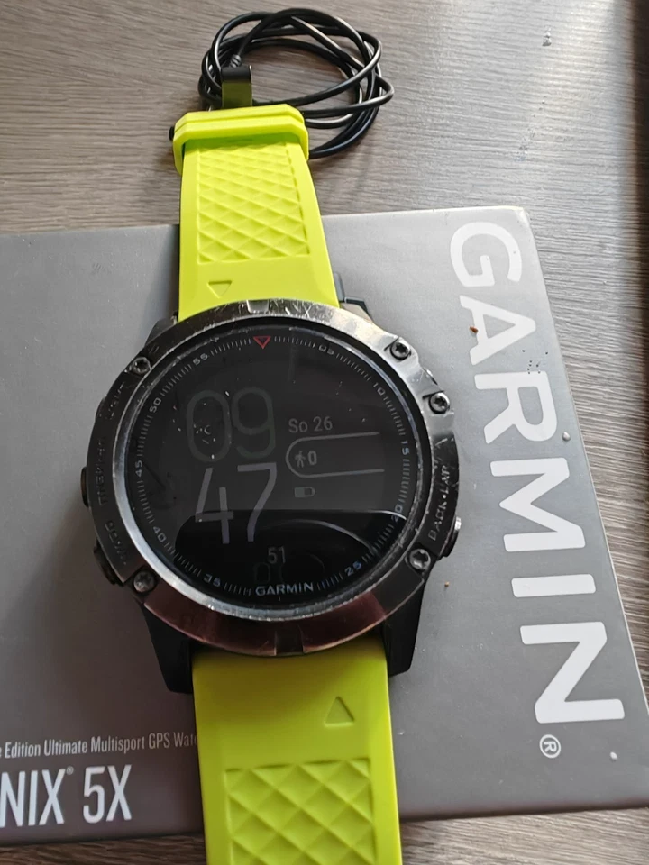 Garmin Fenix 5x Sapphire Multisport GPS Uhr - Bild 2 von 3