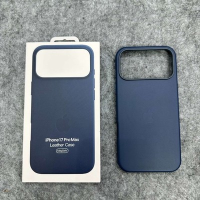 Magnetic Original Leather Phone Case For iPhone 17 Pro Max Air 17 Mag safe Cover