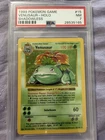 1999 Venusaur 15/102 Shadowless Base Set Holo PSA 7 Pokemon TCG