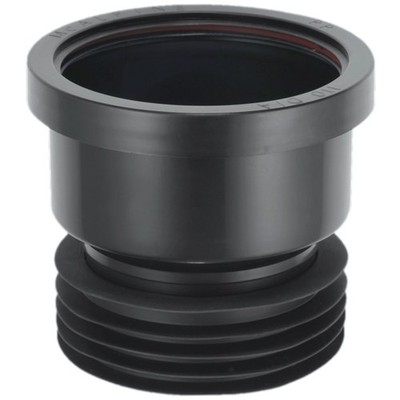 McAlpine DC1-BL schwarz 4''/110mm Abflussverbinder für 4'' Rohre nach BS 4514 Norm