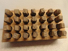 Metal Alphabet Stamping Steel Letter Die Punch Set