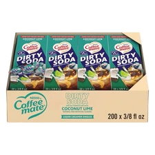 Nestle Coffee mate Creamer, Dirty Soda🥤Coconut Lime 🍋‍🟩(Pack of 200)