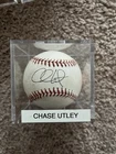 Chase Utley Signed Baseball Philadelphia Phillies MLB JSA Authenticated CBP open