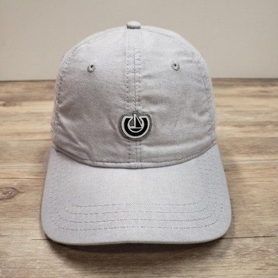 Horseshoe Bay Resort Hat Cap Strap Back Light Gray Pukka Embroidered Golf Mens