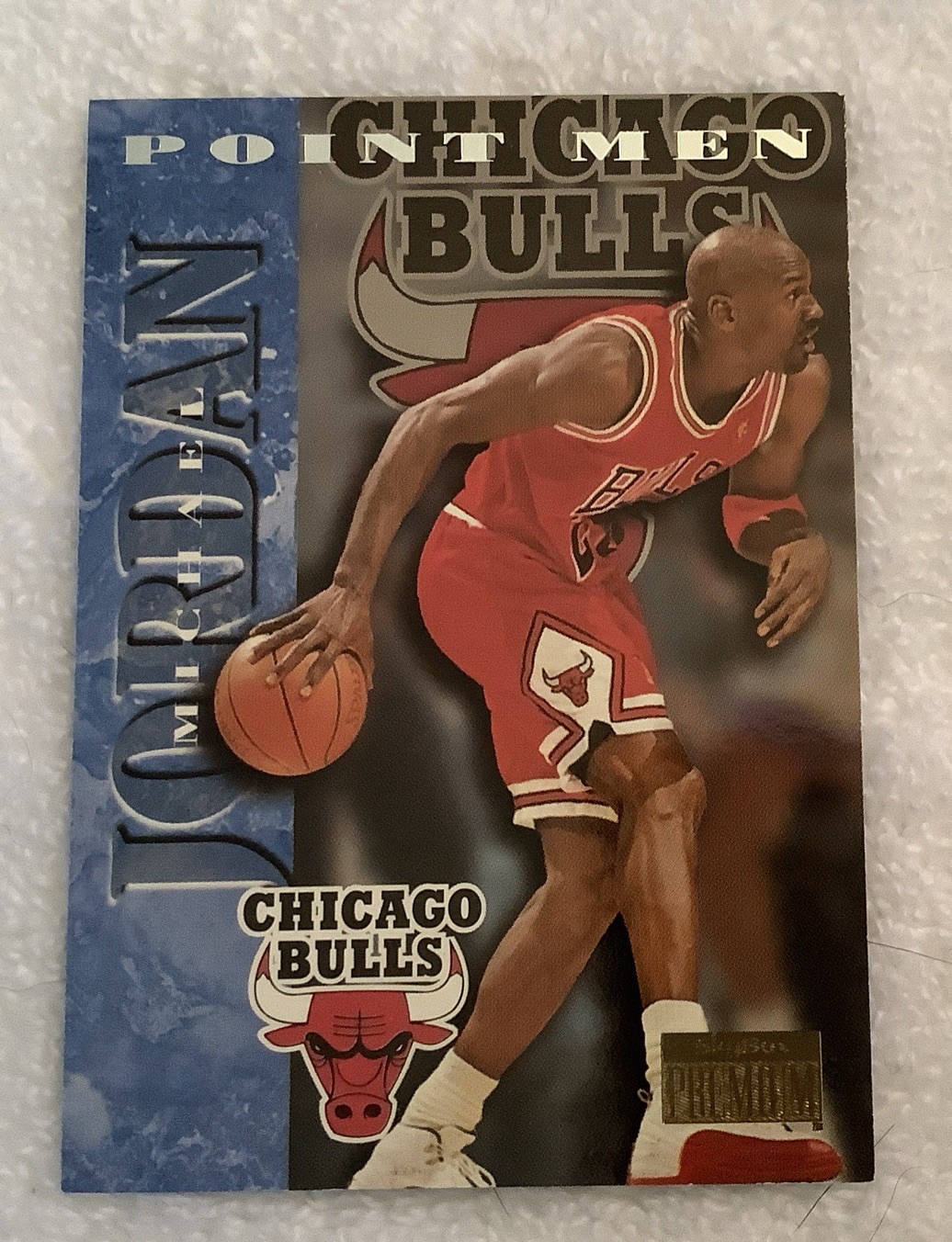 1996-97 Skybox Premium - Point Men Michael Jordan #247
