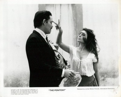 Raul Julia + Rona De Ricci in The Penitent (1987)   Original Photo 1273K