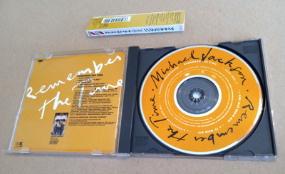 Michael Jackson Remember The Time 1992 Japan Import CD Single with