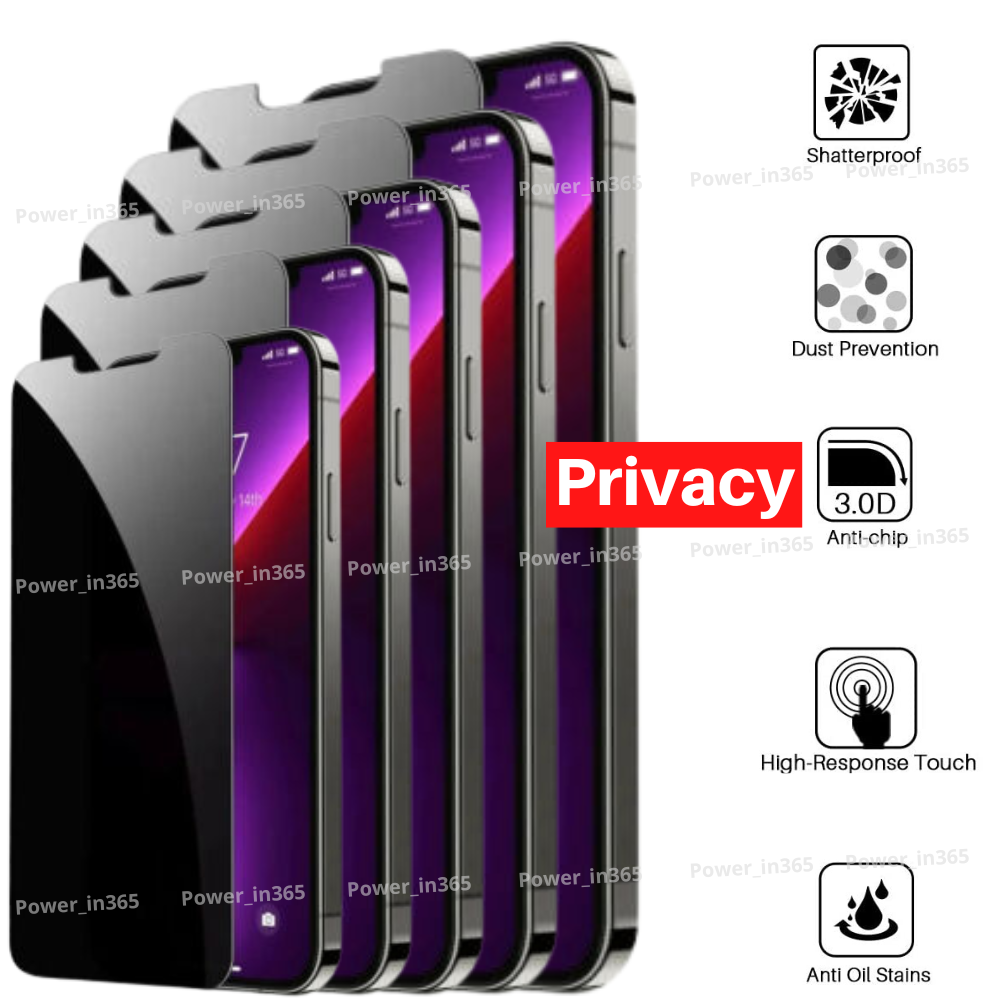 Privacy Screen Protector Lot For iPhone 14 13 11 12 XS XR X SE 8 7 6 s Wholesale
