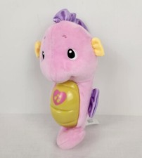 Fisher Price Ocean Wonders Soothe and Glow Seahorse Pink Musical Plush Toy