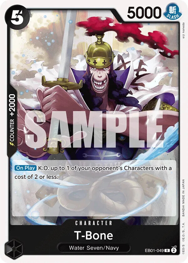 T-Bone EB01-049 English Extra Booster: Memorial Collection One Piece Card
