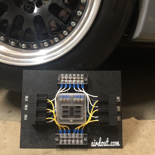 Race Car Fuse/ Relay Panel Block 6 Way LS Swap Custom Universal LSX