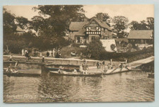 Postkarte Cheshire Eccleston Fähre auf der D...