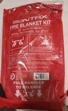 Fire Blanket for Home 47 X 47 Inches Emergency Fire Blanket Kitchen SONTAX