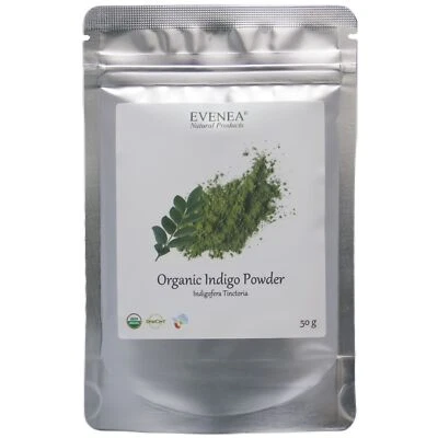 50-150g Pure ORGANIC Indigo Powder - Premium Quality - Natural Dye for Hair