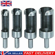 4PCS Wood Plug Cutters Deep Drill Bit Cutting Tool 6mm 10mm 13mm 15mm Wood Block