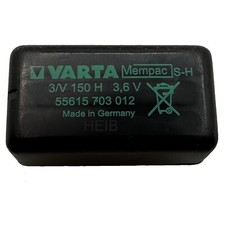 Original Varta Mempac 3/V150H - 3,6V - 150mAh Print Anschluss - 55615 703 012