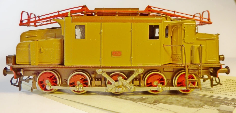 H0 Metropolitan F.S. E554 trifase mai usato, ottone - Immagine 3 di 4