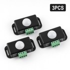3PCS DC 12V-24V 8M Auto Infrared PIR Motion Sensor Detector Switch For LED Light