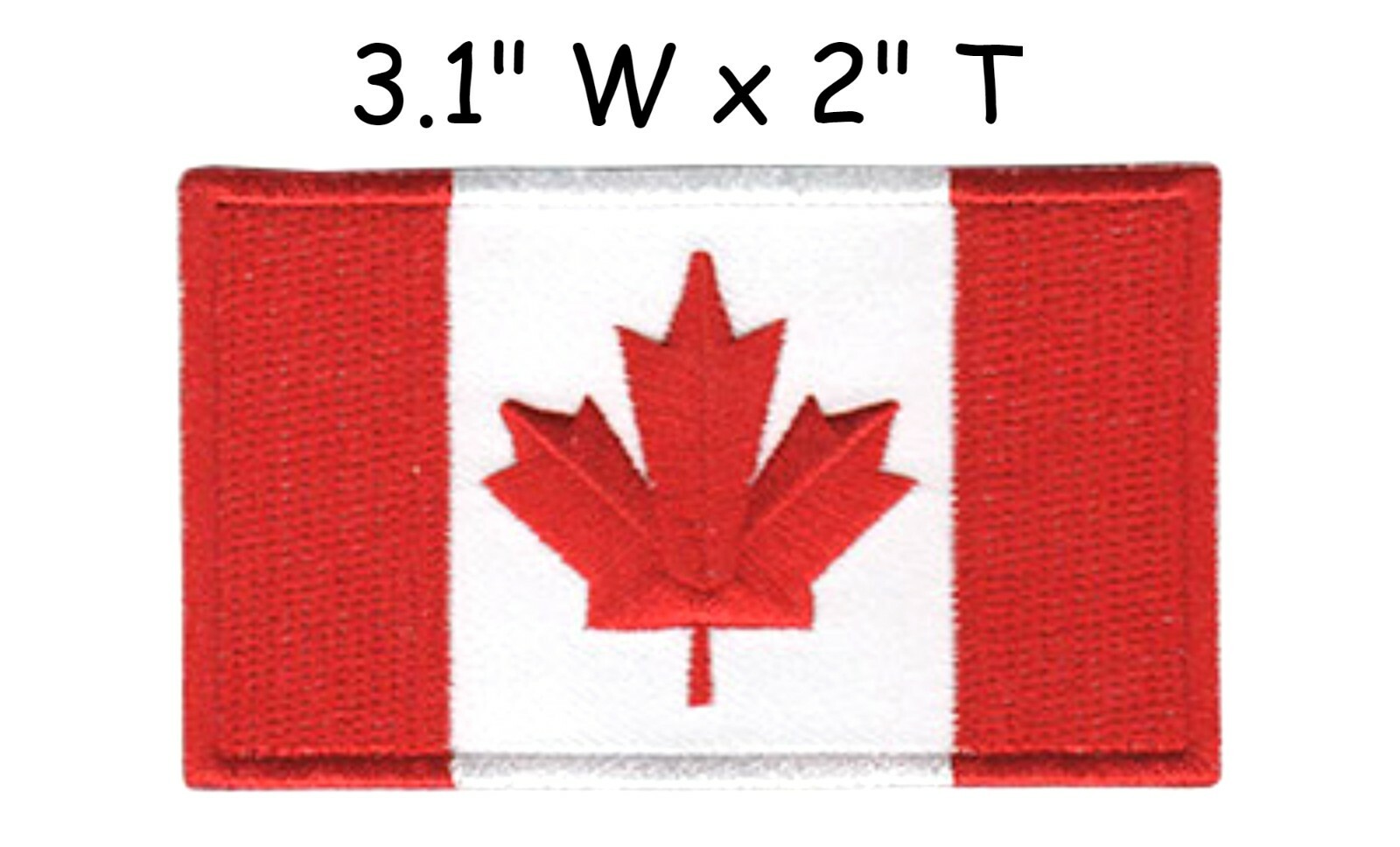 CANADA FLAG PATCH CANADIAN FLAG FRENCHCANADIAN SEW OR IRON ON DIY