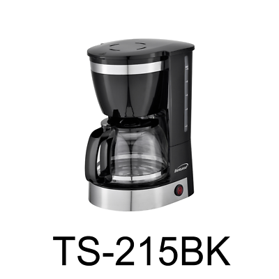 Brentwood 12-Cup Coffee Maker, Black