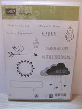 BRAND NEW Stampin Up "HELLO LOVE" - Clear-Mount Stamp Set