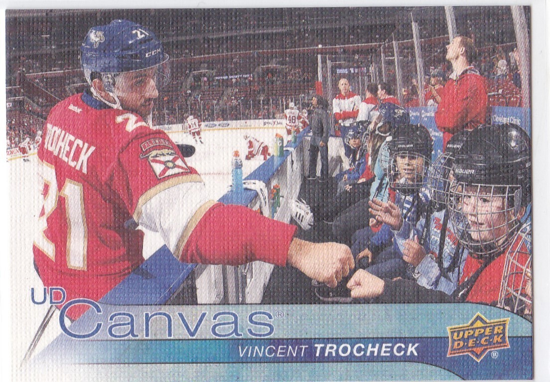 VINCENT TROCHECK 2016-17 16-17 UPPER DECK 2 CANVAS PARALLEL #C153 FLORIDA