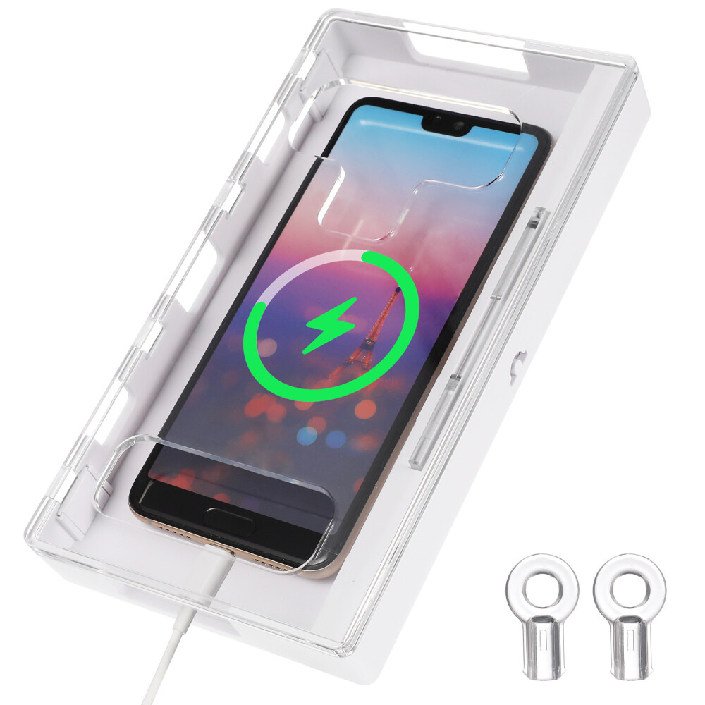 Armadietto Per Telefoni 15 Slot - Acrilico Trasparente Con Serrature, Per Aule, Uffici E Palestre