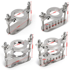 Stainless Steel Spike Ball Stretcher Bondage CBT Ball Crusher For Penis Clamp