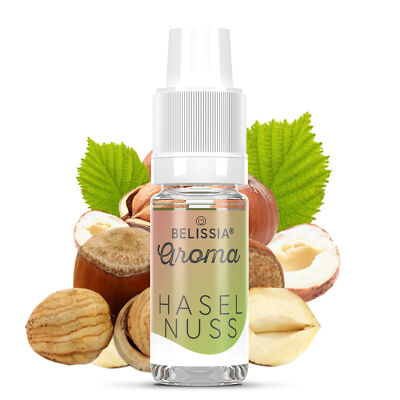 Belissia Lebensmittelaroma - Haselnuss - Hochdosiertes Lebensmittel Aroma 10ml