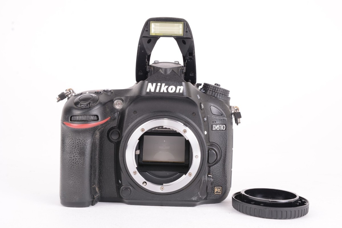 Nikon D610 FX 24.3MP DSLR Camera - Black (Body Only) SC:13k #Z