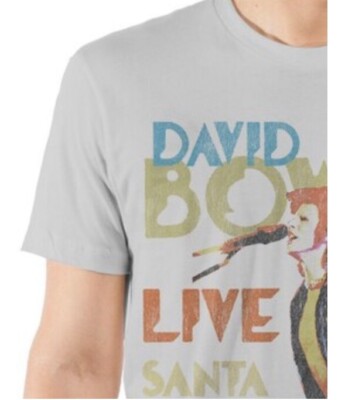 David Bowie T-Shirt Live In Santa 