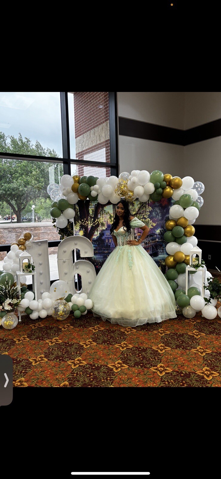 Light Green and cream glitter and embellished dress eBay
