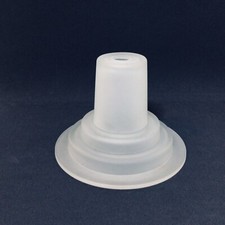 Tazza Coppa Paralume Plafoniera Vetro Satinato Ricambio Lampadario Lampada Decor