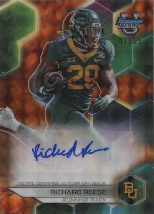 Cards Rich Rteese 2023 Bowman's Best University - Best of 2023 Autographs Richard Reese # ...