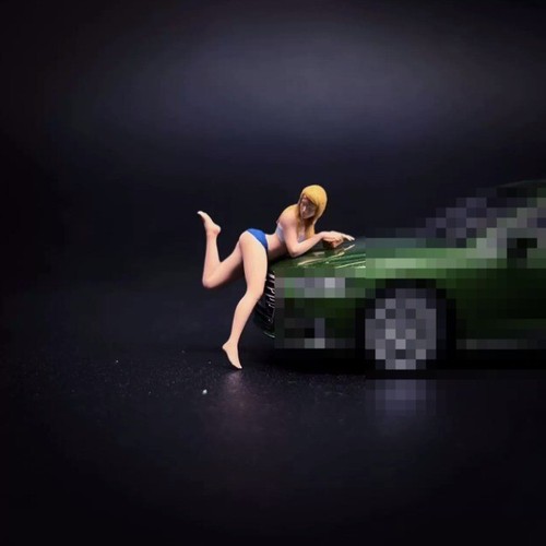 1/64 1/87 1/43 Beauty Girl Lady Scene Miniatures Figures Model For Cars Vehicles - Picture 4 of 19