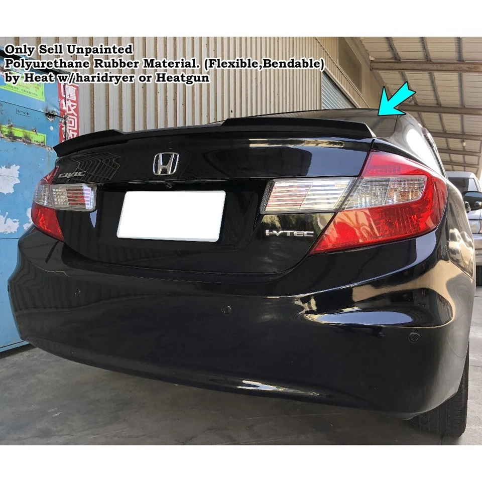 Alerón trasero tipo pico de pato 229GC para sedán Acura TSX CU2 2009~2014 Foto 4 de 4